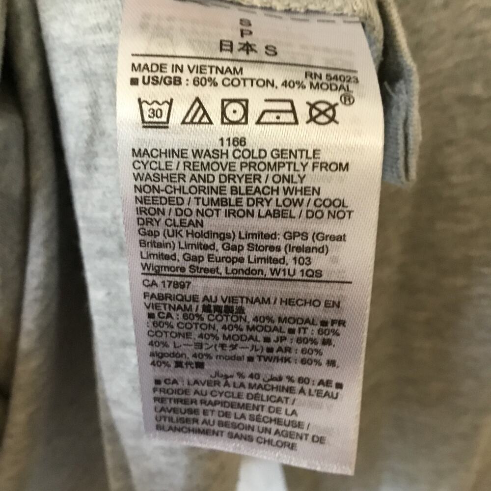GAP Gray Jersey Knit Hoodie - Picture 12 of 15